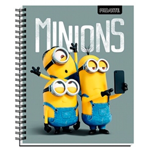 Cuaderno Universitario Proarte Espiral Minions 100Hj<font color="red"; size= "2"><sup> (SA)<sup></font>