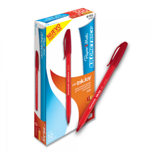 Lápiz Paper Mate kilométrico Punta Fina Color Rojo