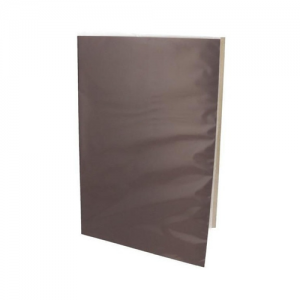 Carpeta Plastificada Ja S/Gusano Café
