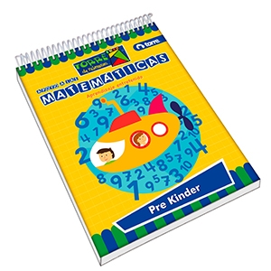 Cuaderno Matemáticas Torre Numérico Pre-Kinder <font color="red"; size= "2"><sup> (SA)<sup></font>