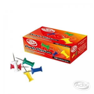 Push Pins Adix caja 100 unidades