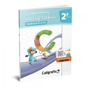 Cuaderno Caligrafía Cuadrícula Caligrafix 2º Básico