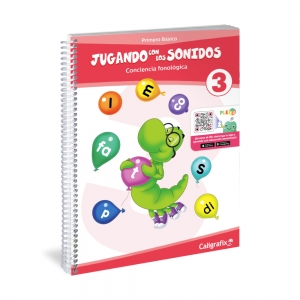 Cuaderno Jugando con los Sonidos Caligrafix Nº3 1° Básico