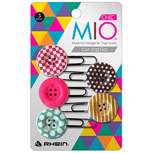 Clip Rhein Boton Colores MIO<font color="red"; size= "2"><sup> (SA)<sup></font>