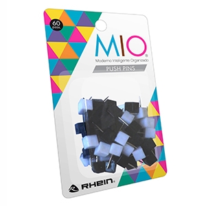 Push Pins Rhein Blanco-Negro MIO