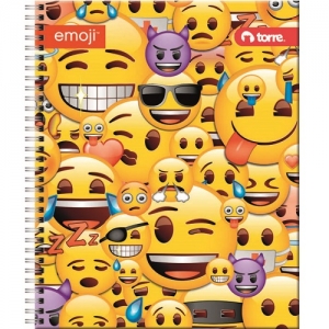 Cuaderno Universitario Torre Emoji 7mm 100hj<font color="red"; size= "2"><sup> (SA)<sup></font>