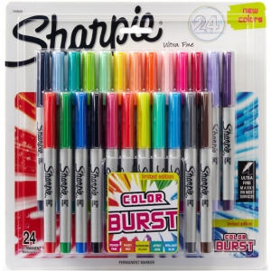 Marcador Permanente Sharpie Ultra Fino 24 Colores