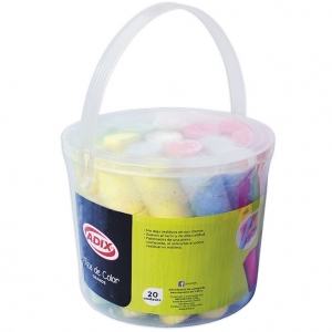 Tiza Color Adix  Jumbo 20 Unidades