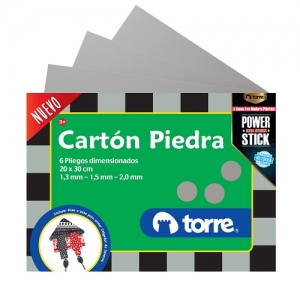 Carpeta Torre Cartón Piedra 20x30 6pliegos