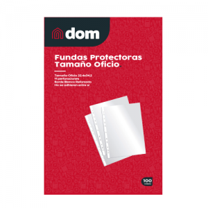 Funda Dom Tamaño Oficio 100 Und.