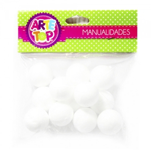 Esfera Plumavit Arte Top 3.0 Cm Set 12 Und.