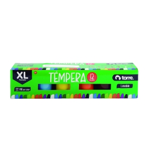Tempera Torre 22ml 12 Colores