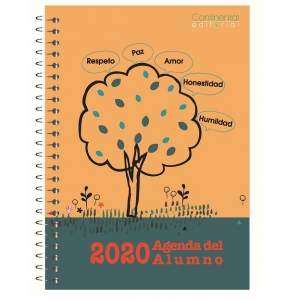 Agenda Escolar  Espiral  Alumno 16,5 x 21 cm. 78 hojas  <font color="red"; size= "2"><sup> (SA)<sup></font>