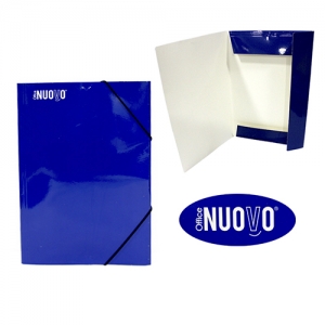 Carpeta Oficio Office Nuovo C/Elástico Azul<font color="red"; size= "2"><sup> (SA)<sup></font>