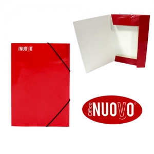 Carpeta Oficio Office Nuovo C/Elastico Rojo	<font color="red"; size= "2"><sup> (SA)<sup></font>