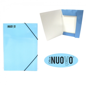 Carpeta Oficio Office Nuovo C/Elastico Celeste