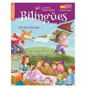 Cuento Bilingue Mundicrom Tres Cerditos - Blancanieves