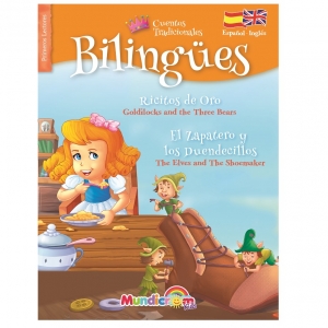 Cuento Bilingue Mundicrom Ricitos de Oro - Zapatero y Duendes