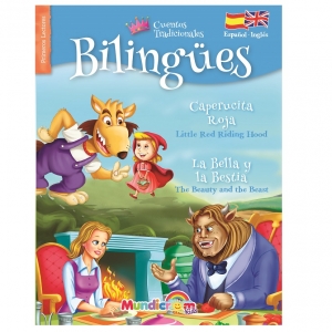 Cuento Bilingue Mundicrom Caperucita - Bella y la Bestia