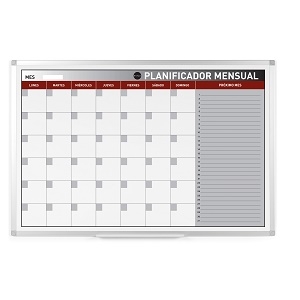 Planificador Magnetico Bisilque Mensual 90x60cm<font color="red"; size= "2"><sup> (SA)<sup></font>