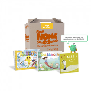 Pack Homeschooling Caligrafix 3 Años (Nivel Medio Mayor)