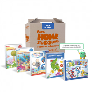 Pack Homeschooling Caligrafix 4 Años (Prekinder)