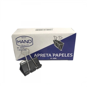 Apretador Hand Negro 41mm 12 un  <font color="red"; size= "2"><sup> (SA)<sup></font>