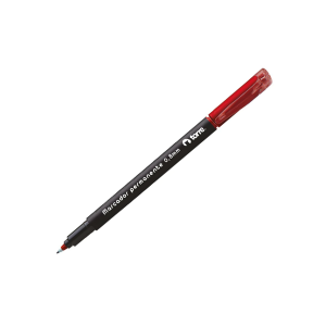 Marcador Torre Permanente Rojo Pta Fina 0.8m