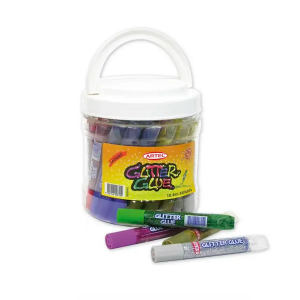 Glitter Glue Artel Lápiz Color Surtido 50un