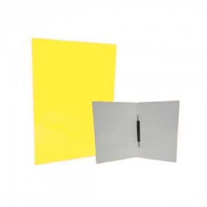 Carpeta Plastificada CI con Gusano Amarilla