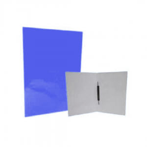 Carpeta Plastificada CI con Gusano Azul