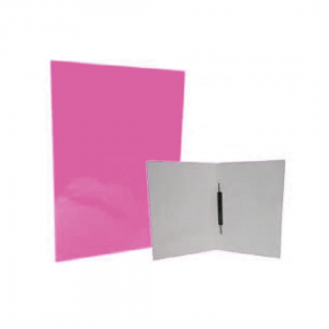Carpeta Plastificada CI con Gusano Rosado