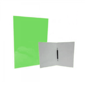 Carpeta Plastificada CI con Gusano Verde Claro