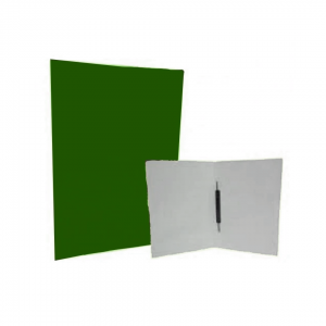 Carpeta Plastificada CI con Gusano Verde Oscuro