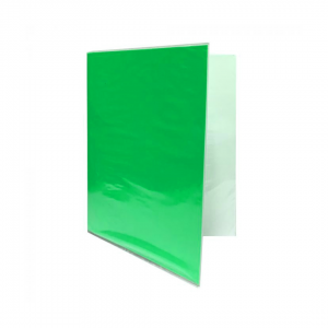 Carpeta Plastificada CI sin Gusano Verde Claro
