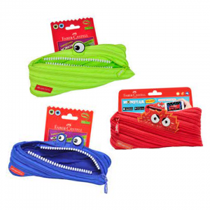 Estuche Faber Castell Monster Colores Surtidos  <font color="red"; size= "2"><sup> (Disponible desde I - IX Región )<sup></font><font color="red"; size= "2"><sup> (SA)<sup></font>