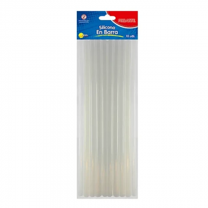 Silicona en Barra Torre Transparente 10un 7mm <font color="red"; size= "2"><sup> (SA)<sup></font>