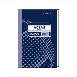 Libros Actas Orgarex Composición Oficio 200 hj <font color="red"; size= "2"><sup> (SA)<sup></font>