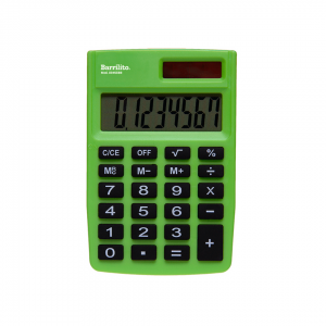 Calculadora Barrilito Bolsillo 8 dígitos 8045CBB