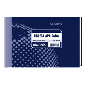 Libreta Orgarex Apaisada 100 hojas <font color="red"; size= "2"><sup> (Disponible solo en Punta Arenas)<sup></font>