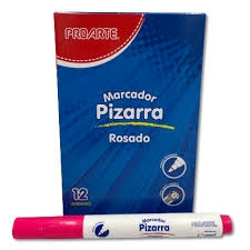 Marcador Pizarra Rosado Proarte