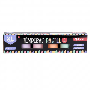 Tempera Torre XL Pastel 22ml 6 Colores