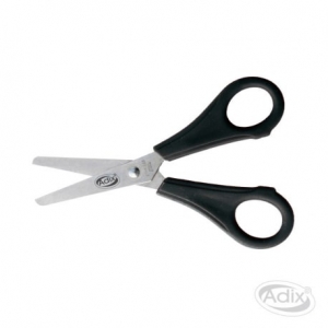 Tijera Escolar 13CM Negro Adix