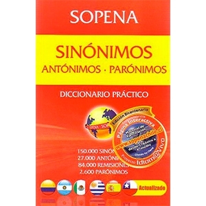 Diccionario de Sinonimos, Antonimos y Paronimos Sopena