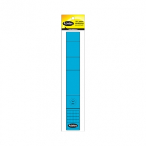 Lomo Angosto Oficio Autoadhesivo Adetec Celeste 10 Unidades<font color="red"; size= "2"><sup> (SA)<sup></font>