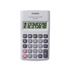 Calculadora Casio HL-815  8 Digitos<font color="red"; size= "2"><sup> (SA)<sup></font>