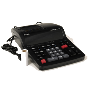 Calculadora Casio DR-120TM BK con Rollo Papel 12 Digitos