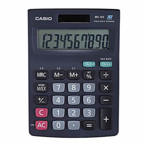 Calculadora Casio MS-10S 10 Digitos