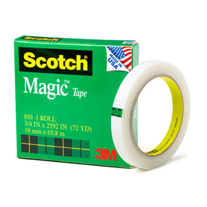 Cinta Adhesiva Scotch 810 Magica 18mm x 66Mt<font color="red"; size= "2"><sup> (SA)<sup></font>