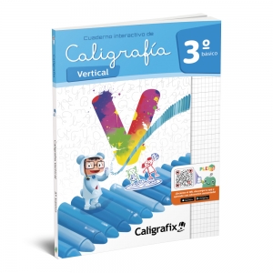 Cuaderno Caligrafía Vertical Caligrafix 3º Básico